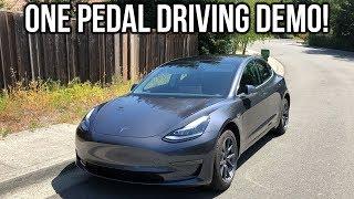 One Pedal Driving Finally Here on Tesla Model 3!