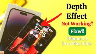Fix- iOS 16 Lock Screen Depth Effect Not Working! [Wallpaper]