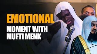 A Man Sheds Happy Tears After Seeing Mufti Menk For The First Time