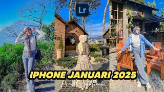 FREE 50+ PRESET LIGHTROOM | IPHONE JANUARI 2025 | LIGHTROOM TUTORIAL