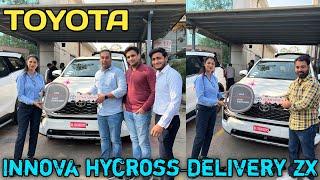 Takings Delivery of Siddharth’s All new Toyota Innova Hycross ZX | AWESOME MECHINE | love it ️