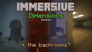 Minecraft Immersive Dimensions datapacks + 4th dimension