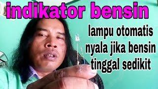 indikator bensin jika bensin tinggal sedikit maka lampu indikatornya akan nyala berkedip