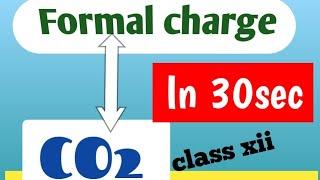 formal charge easy trick  || how to calculate formal charge #shorts