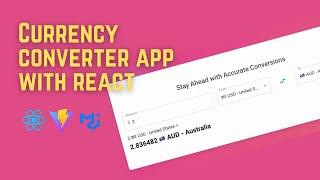 Create a Currency Converter with React and Material-UI