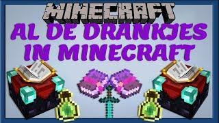 AL DE DRANKJES IN MINECRAFT || Betoveringen & Drankjes #4