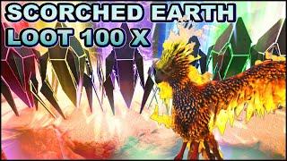 Ark Loot Drops | Opening 100x Scorched Earth Drops!  Including Drops with Rings!