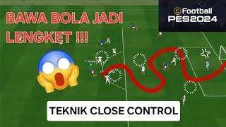 TRIK PS 3 - DRIBLE, GOCEK, BAWA BOLA JADI LENGKET | EFOOTBALL PES 2024