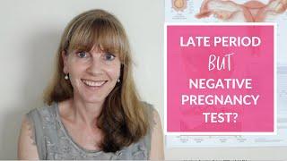 Late period but negative pregnancy test - what's going on?