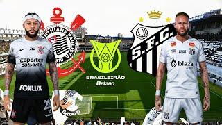 SANTOS X CORINTHIANS | ULTRA REALISTA 4K | BRASILEIRÃO 2025 | DEPAY X NEYMAR | EFOOTBALL PES 2021