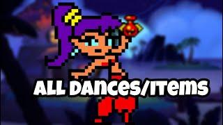 Shantae GBC All Dances/Items