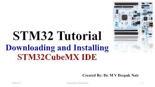How to Download and Install STM32CubeMX IDE