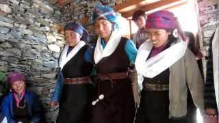 Tsum Valley Women Traditional Song & Dance.MOV
