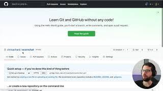 Build a SaaS [6] - Uploading an existing project to a new git repository on GitHub