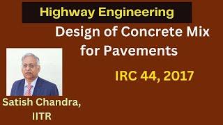 #Concrete Mix Design for #Pavements, Design steps #PQC with one actual example. Watch video till end