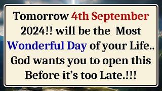 Tomorrow 1st October 2024!! will be the Most Wonderful Day of your Life... God wants..