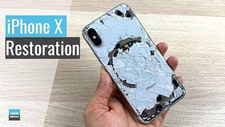 iPhone X Restoration | Restoring Destroyed iPhone X | iPhone X Full Restoration