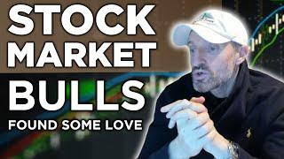 The Stock Market Bulls Found Some Love Today! | Can They Hold Onto Their New Found Fame?