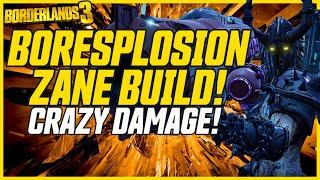 BORESPLOSION ZANE! Insane Eraser Damage! // Best Zane Builds // Borderlands 3