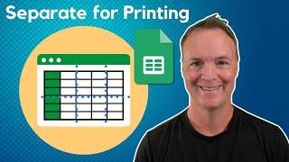 ️ How to Break Google Sheets into Separate Pages for Printing