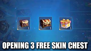 CLAIM 3 FREE SKIN NOW | MOBILE LEGENDS FREE SKIN