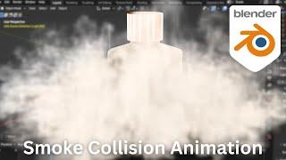 Making Realistic Smoke collisions Animations | blender tutorial