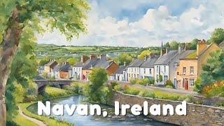 Navan 2024, Walking Tour in Ireland, 4K