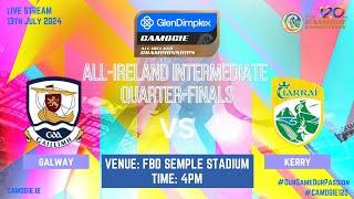 WATCH | Glen Dimplex All-Ireland Intermediate Camogie Championship Qtr Final 2024 - Galway v Kerry