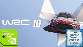 WRC 10 FIA World Rally | Nvidia Geforce MX110 | i5 8250u | Samsung Expert X40