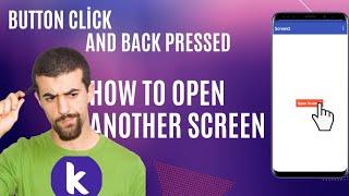 How To Open Another Screen In Kodular Io | Button Click and Back Pressed