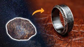 Making a Ring with 1-Million-Year-Old Meteorite!