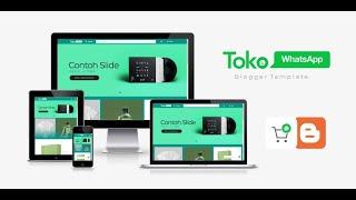 Cara Install & Setting : Toko Online WhatsApp - Blogger Template