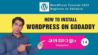 How To Install WordPress On GoDaddy  2023 | Malayalam Tutorial