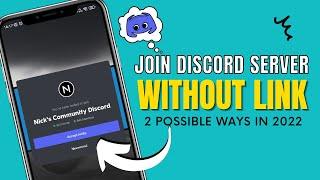 How to Join Discord Server Without Invite Link on Mobile in 2022 | 2 Methods