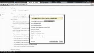 Clearing Browsing History in Google Chrome