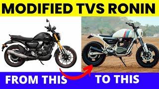 Modified TVS Ronin By JvBmoto TVS Ronin modified motomahal best modified Ronin