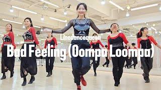 Bad Feeling (Oompa Loompa) Line Dance l Intermediate l 배드 필링 라인댄스 l Linedancequeen
