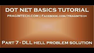 DLL hell problem solved
