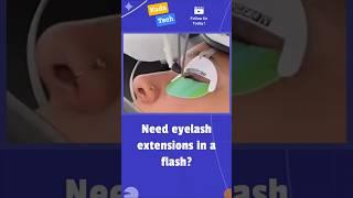 Instant eyelashes extension