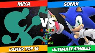 Supernova 2024 - Miya (Mr. Game and Watch) Vs. Sonix (Sonic) Smash Ultimate Tournament