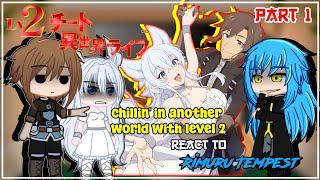 Chillin' In Another World With Level 2 React to Rimuru Tempest | Gacha React | 1/?