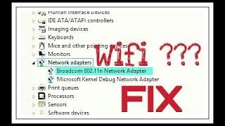 How to fix wifi adapter uninstall automatically | Disappear suddenly Win 7, Win 8 and Win 10