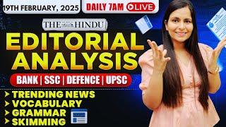 Editorial Analysis | 19th February, 2025 | Vocab, Grammar, Reading, Skimming | Nimisha Bansal