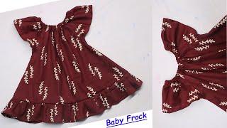 simple summer Baby Frock Cutting and Stitching Very Easy