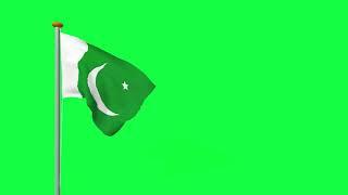 pakistani flag #2 || green screen video background  || #national #flags
