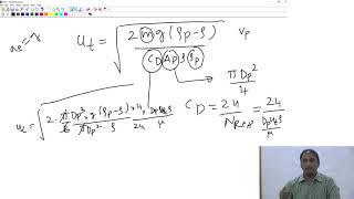 Lecture 23 - Settling velocity - Stoke's regime and Newton's regime