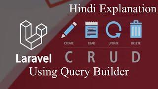 Laravel 8.x CRUD (Create,Read,Update and Delete) Operation using Query Builder | 2021 | in Hindi