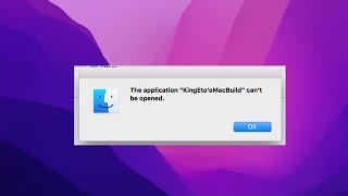 The Application Can’t Be Opened On Mac