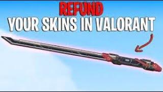 How to refund ANY skin in valorant *one time use*