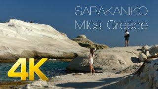 Sarakiniko, Milos with primeguides.net 4K 60 second guide